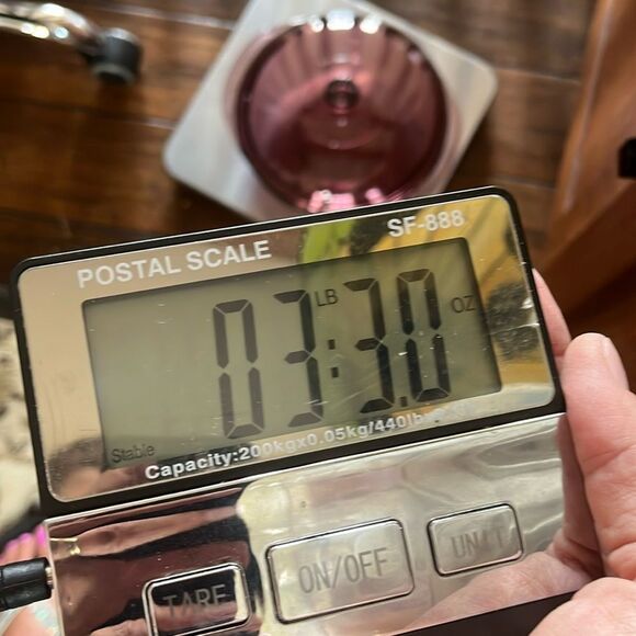 Vintage Cranberry Pyrex Bake Dish & Lid, 2 Quarts # 024 - Picture 5 of 6